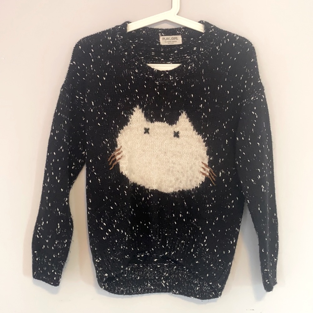 Adorable cat sweater